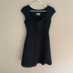 Clover Canyon Neoprene Laser Cut Dress